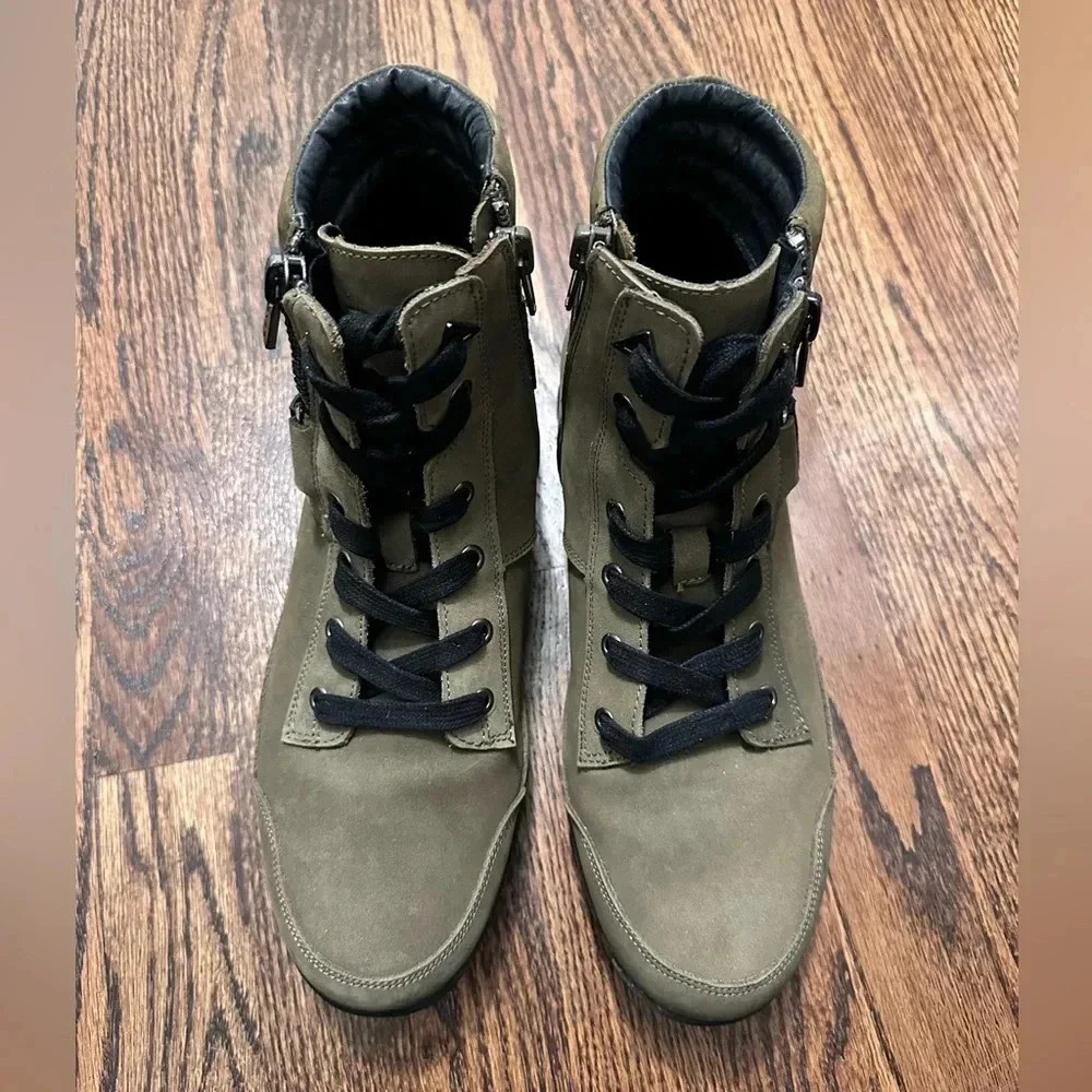 LGND Footwear The CALI Boot in Olive Green Size 10 - Picture 6 of 11